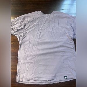 youngla jacked tee gymshark gym mens medium purple/lilac t-shirt